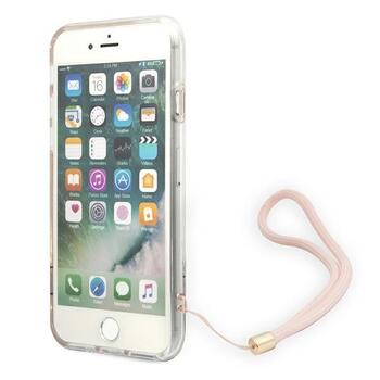 Guess GUOHCI8H4STP Hardcase 4G Print Strap Защитный чехол для iPhone SE 2022 / SE2020 / 7 / 8 / розовый (GUOHCI8H4STP)