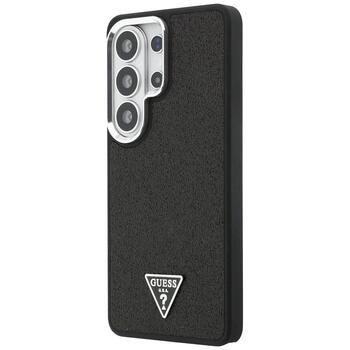 Guess Fixed Glitter Triangle MagSafe Case Aizsargapvalks priekš Samsung Galaxy S26 Ultra / melns (GUHMS26LPFGTSCMK)