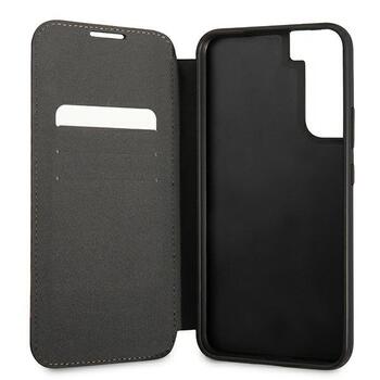 BMW BMBKS22MPUCARTCBK Grāmatveida Apvalks Priekš Samsung Galaxy S22+ (BMBKS22MPUCARTCBK)