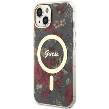 Guess GUHMP14SHCFWSA Hardcase Flower MagSafe Защитный чехол для iPhone 14 / 15 / 13 6.1