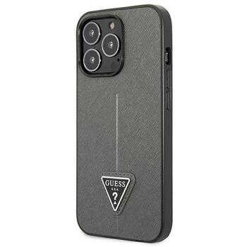 Guess GUHCP14XPSATLG Saffiano Triangle Logo Защитный чехол для iPhone 14 Pro Max 6,7