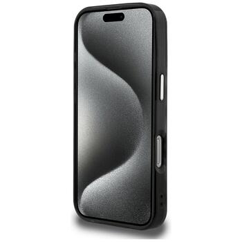 Karl Lagerfeld IML Choupette Head Logo MagSafe Aizsargapvalks priekš iPhone 16 Pro / melns (KLHMP16LHMKBCHK)