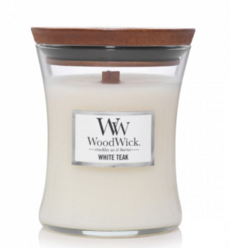 Woodwick White Teak Svece 275g (5038581062143)