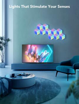 Govee B6066 Hexa Pro RGBIC LED Smart Panel Bluetooth / Wi-Fi / 10pcs (H6066302)