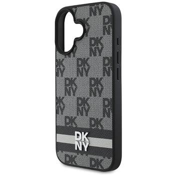 DKNY Checkered Pattern & Printed Stripes Защитный Чехол для Apple iPhone 16 (DKHCP16SPCPTSSK)