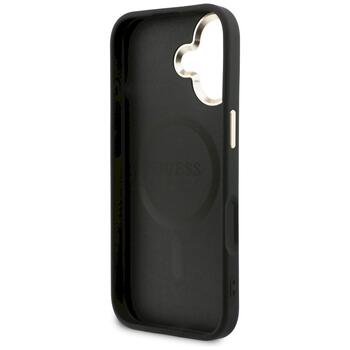 Guess Perforated 4G MagSafe Case Aizsargapvalks priekš iPhone 17 / melns (GUHMP17S5PG4SRGK)