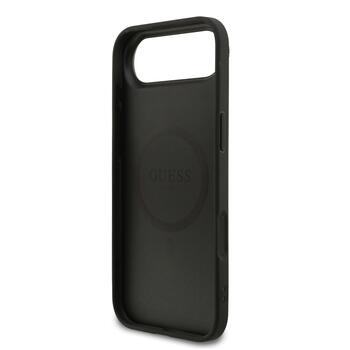 Guess PU Leather 4G Colored Ring MagSafe Case Защитный чехол для iPhone Air / чёрный (GUHMP17MG4GFRK)