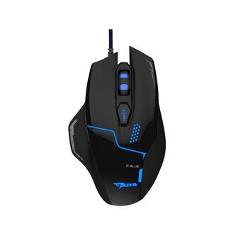 E-Blue EMS626 Mazer V2 Игровая мышь с Дополнительными кнопками / LED Подсветка / 2500 DPI / USB Черная (EMS626BKAA-IU)