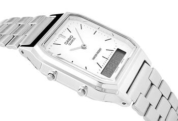 CASIO AQ-230A-7DMQYES Sieviešu pulkstenis / Sudraba (AQ-230A-7DMQYES)