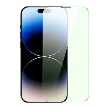 Baseus Crystal Series Tempered Glass Screen Protector Aizsargstikls ar acu aizsardzības filtru priekš iPhone 14 Pro / caurspīdīgs (P60012056201-01)