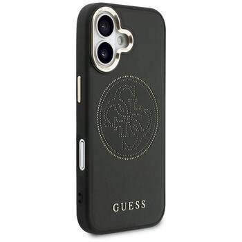 Guess Perforated 4G MagSafe Case Aizsargapvalks priekš iPhone 17 / melns (GUHMP17S5PG4SRGK)
