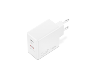 Lenovo Dual USB-C GaN Charger Зарядное устройство 2× USB-C 65W (G0A6065WEU)