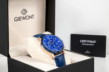 Giewont Chronograph Sapphire Vīriešu pulkstenis GW6260-A5 / vara zils (GW6260-A5)