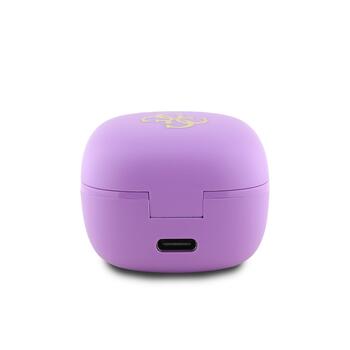 Guess 4G Logo Mini TWS Беспроводные наушники / фиолетовый (GUTWSJ144ESL)