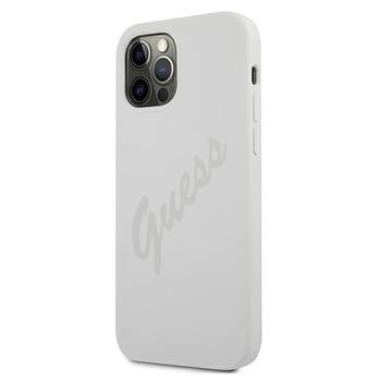 Guess GUHCP12LLSVSCR Script Vintage Aizsargapvalks priekš iPhone 12 Pro Max 6,7