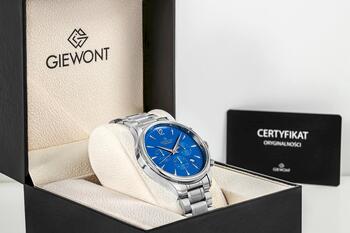Giewont Chronograph Sapphire Мужские часы GW6310-B3 / серебристо-синий (GW6310-B3)