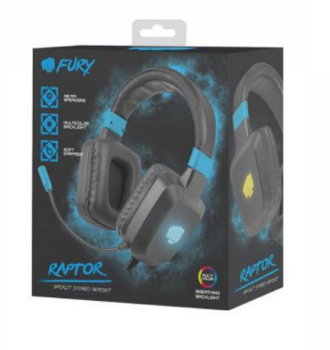 Fury NFU-1584 Raptor RGB Austiņas (NFU-1584)
