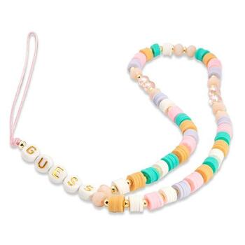 Guess Phone Strap GUSTFLWP Ремешок для телефона Heishi Beads / розовый (GUSTFLWP)