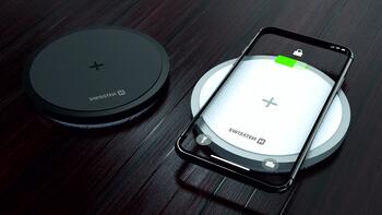 Swissten 15W Беспроводное зарядное устройство с USB-C 1.5m кабелем (22055504)
