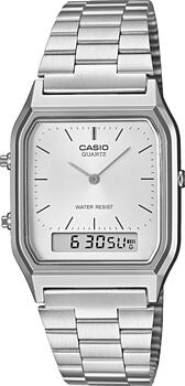 CASIO AQ-230A-7AMQYES Sieviešu pulkstenis / Sudraba (AQ-230A-7AMQYES)