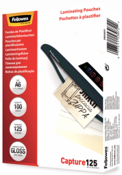 Fellowes A6 Пленки для Ламинирования Глянцевые 125 Микрон (100 шт.) (5307201)