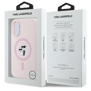 Karl Lagerfeld KLHMP16SSCMKCRHP Aizsargapvalks priekš iPhone 16 6.1