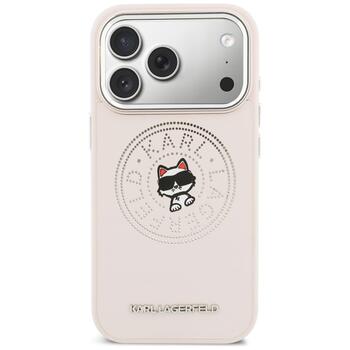 Case Karl Lagerfeld Point & Choupette Sketch MagSafe Защитный чехол для iPhone 17 Pro / розовый (KLHMP17L6PCCPRP)