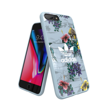 Adidas Floral Case Пластмассовый чехол для Apple iPhone X / XS Синий (AD-FC-IPHX-BL)