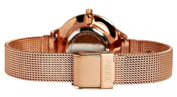 Pacific X6094-6 Sieviešu Pulkstenis Rose Gold Mesh Bracelet Grey Dial (X6094-6)