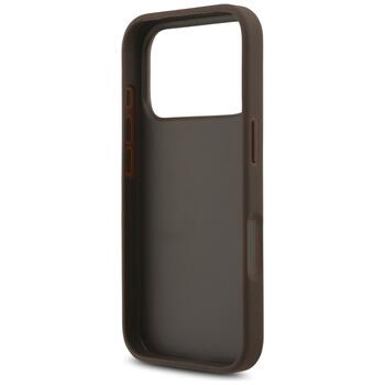 Guess 4G Big Logo Case Aizsargapvalks priekš iPhone 17 Pro / brūns (GUHCP17L4GMGBR)
