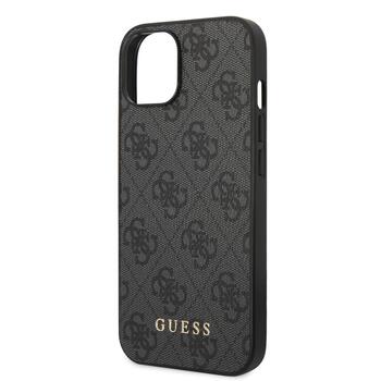 Guess 4G Case Защитный чехол для iPhone 14 / серый (GUHCP14SG4GFGR)