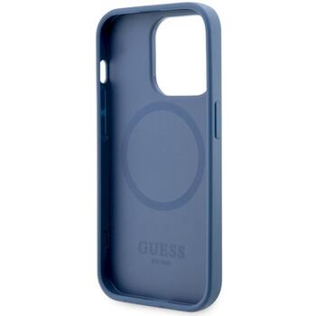 Guess GUHMP14LP4RPSB Hardcase 4G Printed Stripes MagSafe Aizsargapvalks priekš iPhone 14 Pro 6.1