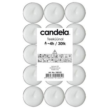 Candela Tējas Sveces 30gab (24100152)