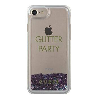 Guess GUHCP7GLUQPU Liquid Glitter Party Защитный чехол для iPhone 6/7/8/SE 2020 / SE 2022 / фиолетовый (GUHCP7GLUQPU)