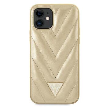 Guess GUHCP12SPUVQTMLBE V-Quilted Collection Aizsargapvalks priekš iPhone 12 mini 5,4