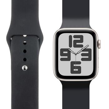 OBAL:ME Silicone Strap Силиконовый ремешок для Apple Watch 42-49mm M-L / чёрный (57983126133)