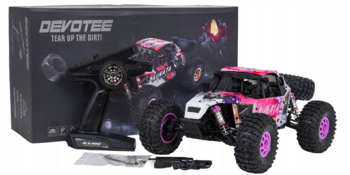RoGer RC Crawler ALIKATA Tālvadības Bezceļu automašīna 1:12 Purple (5903864970142)