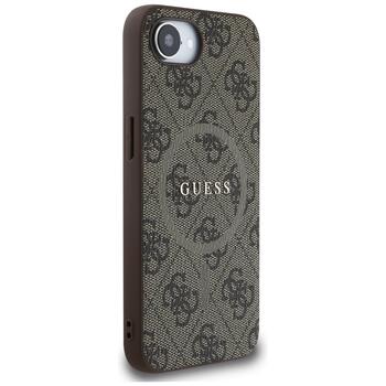 Guess PU Leather 4G Colored Ring MagSafe Case Чехол для Apple iPhone 16e (GUHMPSE4G4GFRW)