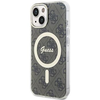 Guess GUHMP15MH4STW Hardcase IML 4G MagSafe Aizsargapvalks priekš iPhone 15 Plus/14 Plus 6.7