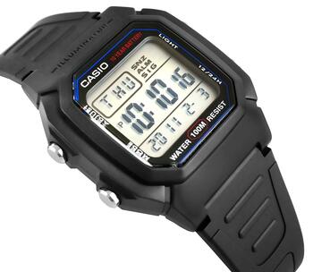 CASIO W-800H-1AVES Vīriešu pulkstenis (W-800H-1AVES)