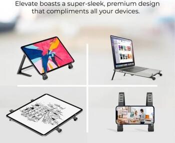 PROMATE Elevate Подставка для ноутбука, планшета или смартфона (AISELEVATEGY)
