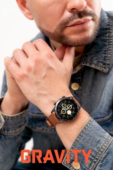 Smartwatch Gravity Смарт-часы с 2 ремешками GT10-4 / чёрный (GT10-4)