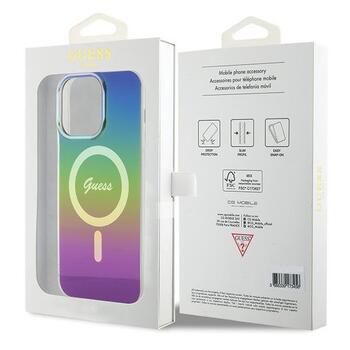 Guess GUHMP15XHITSK Hardcase IML Iridescent MagSafe Защитный чехол для iPhone 15 Pro Max 6.7