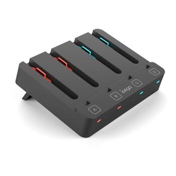 iPega SW2081 Charger Dock Зарядное устройство для JoyCon Controllers Nintendo Switch 1/2 / чёрный (PW-SW2081)