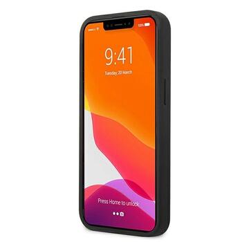 AMG AMHCP13SGSEBK Back Case Кожанный Чехол для телефона Apple iPhone 13 Mini Черный (AMHCP13SGSEBK)