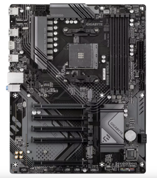 Gigabyte B550 EAGLE Mātes plate AMD Ryzen 5000 G-Series CPUs /  10+3+1 Phases VRM / 3200MHz DDR4 / 1xPCIe 4.0 + 1xPCIe 3.0 M.2 / 1GbE LAN / USB 3.2 Gen 2 (B550 EAGLE)