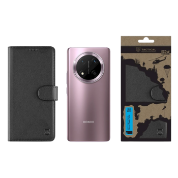 Tactical Field Notes Защитный чехол-книжка для Honor Magic7 Lite / чёрный (TA-57983124226)