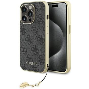Guess 4G Charms Collection Back Case Защитный Чехол для Apple iPhone 15 Pro (GUHCP15LGF4GGR)