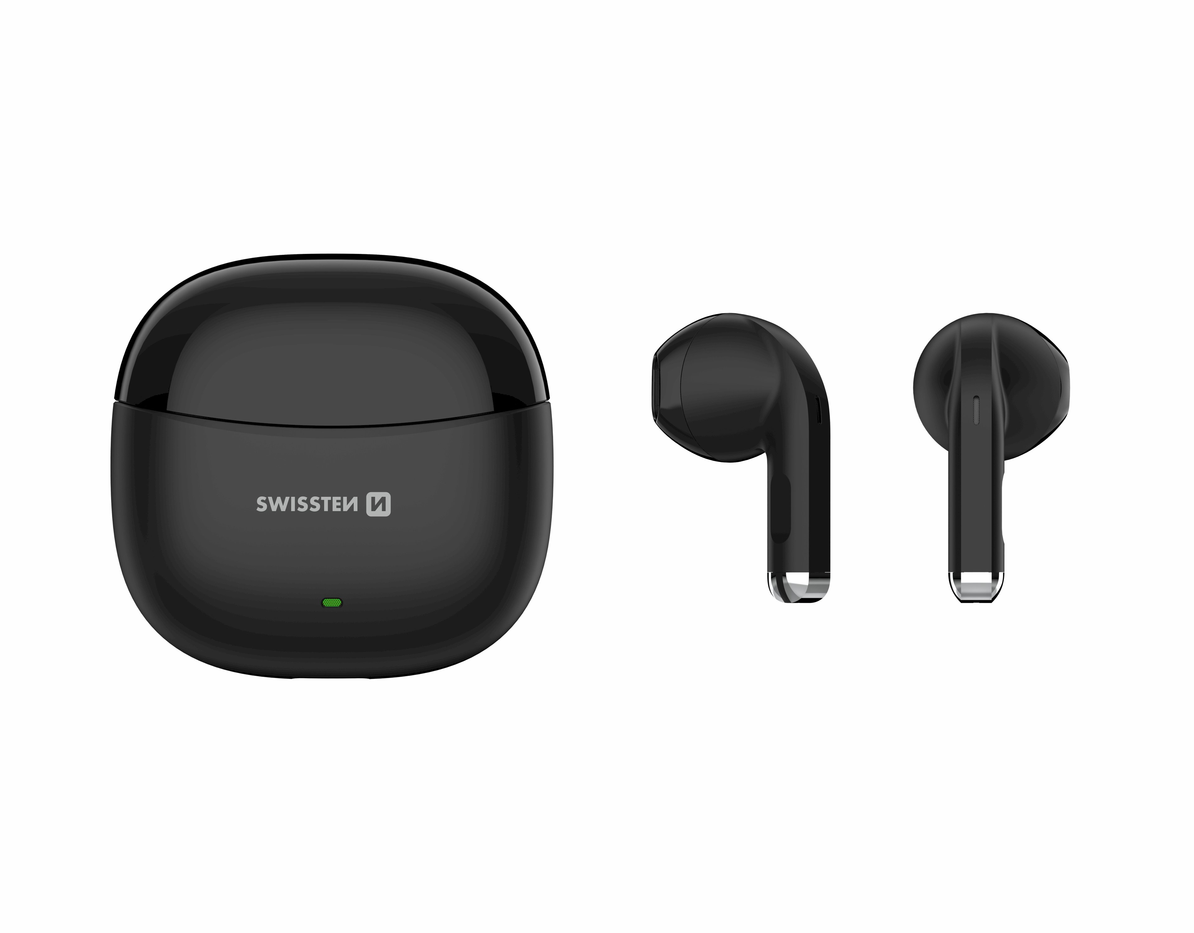 Swissten TWS Mini TUNE Bluetooth Стерео Гарнитура с Микрофоном Черная (51107096)