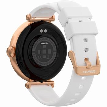 Smartwatch Gravity Смарт-часы / розовое золото, белый, 2 ремешка (GT26-2)